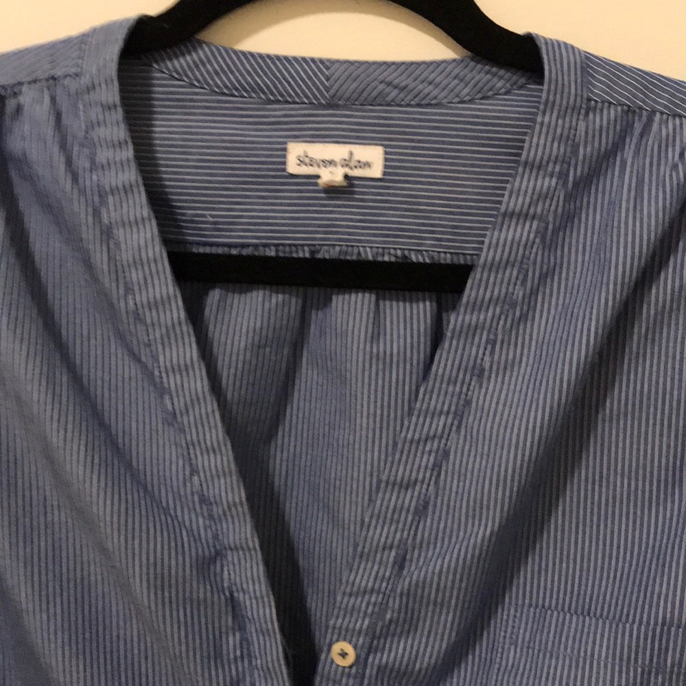 Steven Alan buttoned top - Picture 2 of 3
